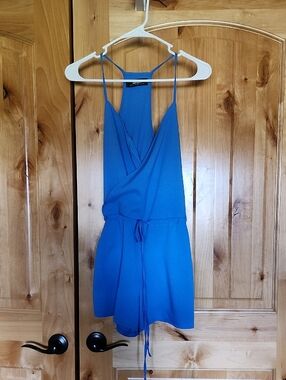 Lulu's Blue Romper
